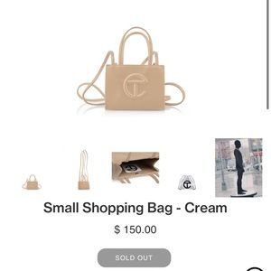 Telfar bag cream